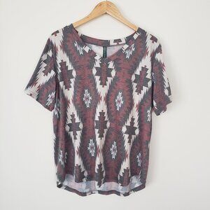 Sterling Kreek Size L Aztec Western Pattern Shirt NWT